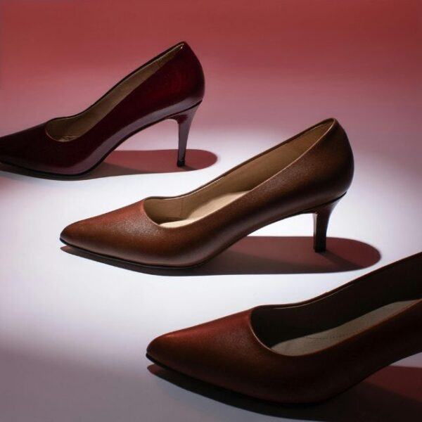 8(1) Full-Grain Leather Heels Women's Shoes