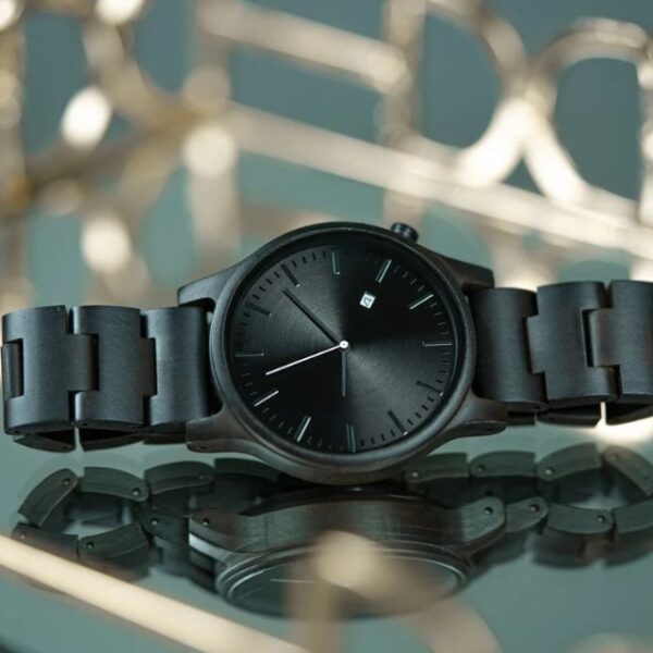 Pro (23) Black Engraved Men Watch