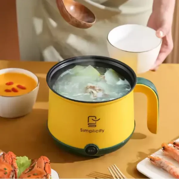 Household 1.8 Liter Electric Cooking Pot (1) Household 1.8 Liter Electric Cooking Pot
