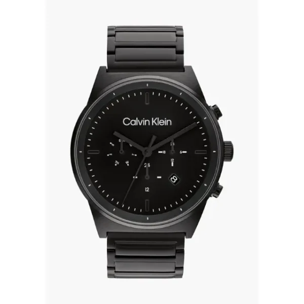 b (1) Black Multi-function Watch