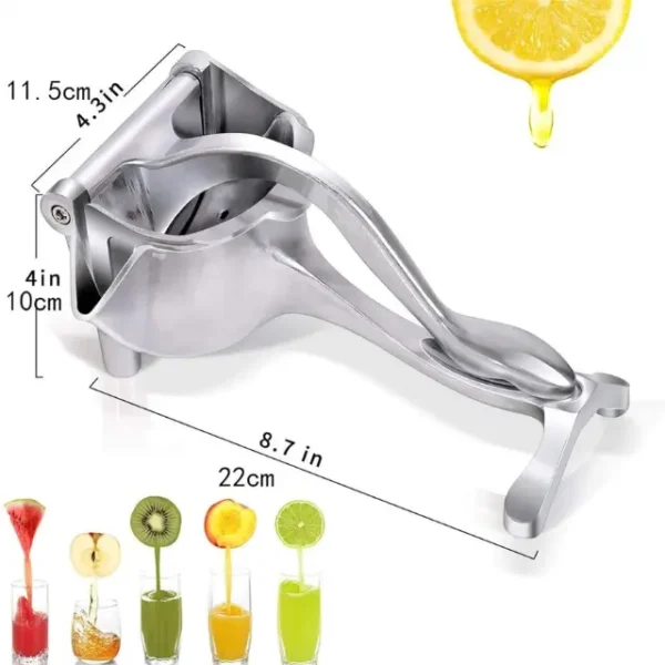 Aluminium Steel Heavy Duty Handhold Press Fruit Juicer