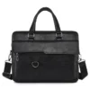 Amsburg Laptop Leather Bag(Black) (2) Amsburg Laptop Leather Bag(Black)