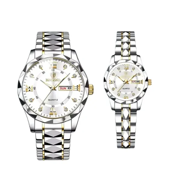 BINBOND Top Brand Luxury Fashion Couple Watches (1) BINBOND Top Brand Luxury Fashion Couple Watches