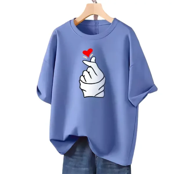 Lovely Drop shoulder T-shirt for Women