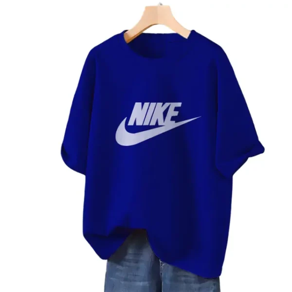 Drop shoulder T-shirt for Women (Blue) Drop shoulder T-shirt for Women (Blue)