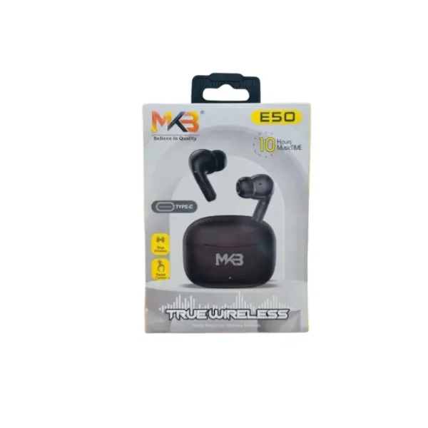 MKB E50 True Wireless Earbuds – Black