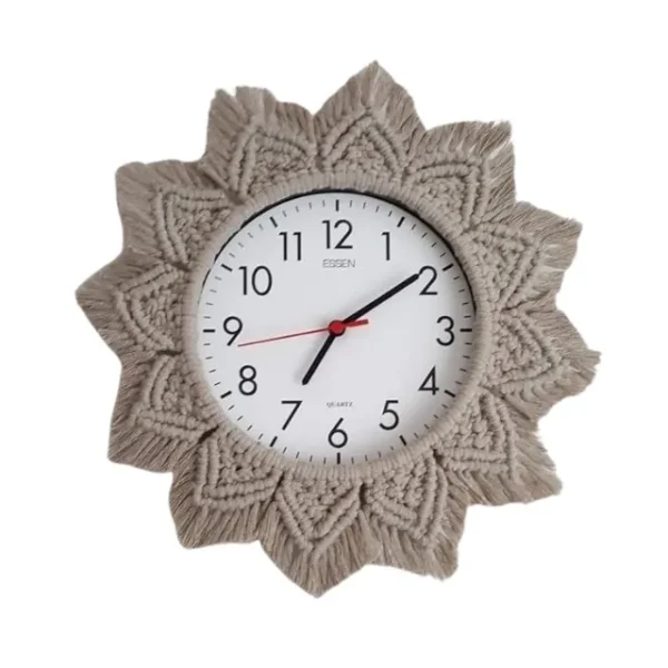 Macrame Wall Watch Macrame Wall Watch