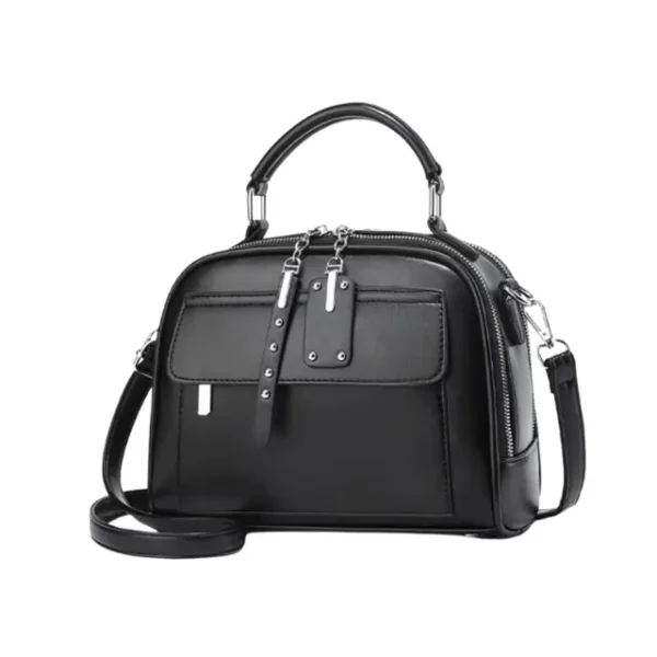 Multi-layer large capacity commuting bag(Black)