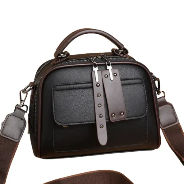 Multi-layer large capacity commuting bag(Black)
