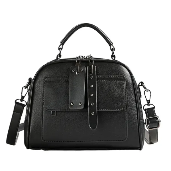 Multi-layer large capacity commuting bag(Black)