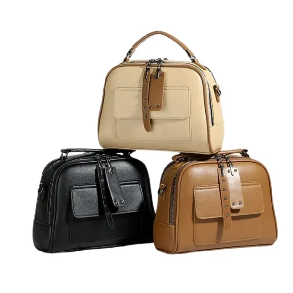 Multi-layer large capacity commuting bag(Coffee)