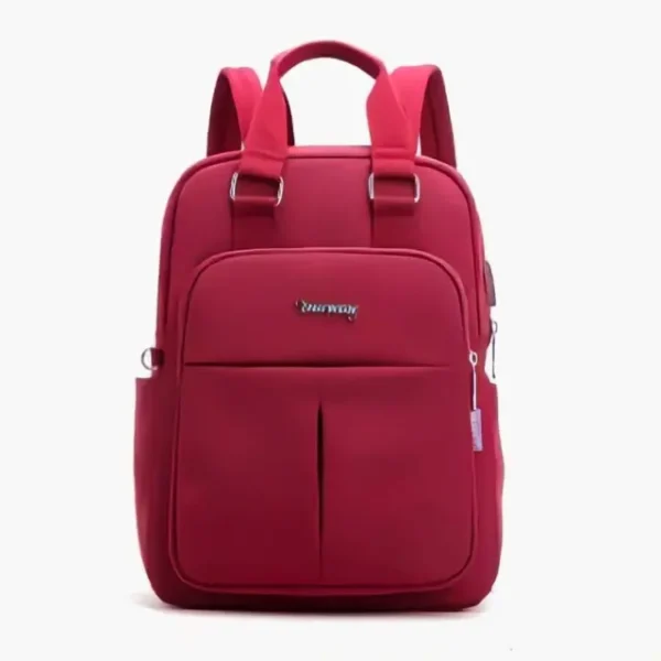 New leisure nylon ladies CHINA Bagpack (Black )