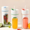 Portable Electric Juicer Machine 480ml – Random Colors (2) Portable Electric Juicer Machine 480ml – Random Colors