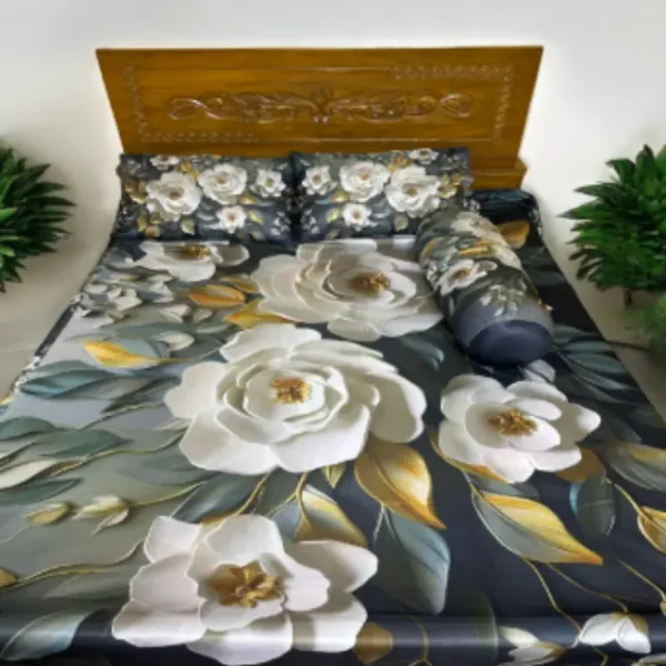 China Premium 3D Design Bed Sheet