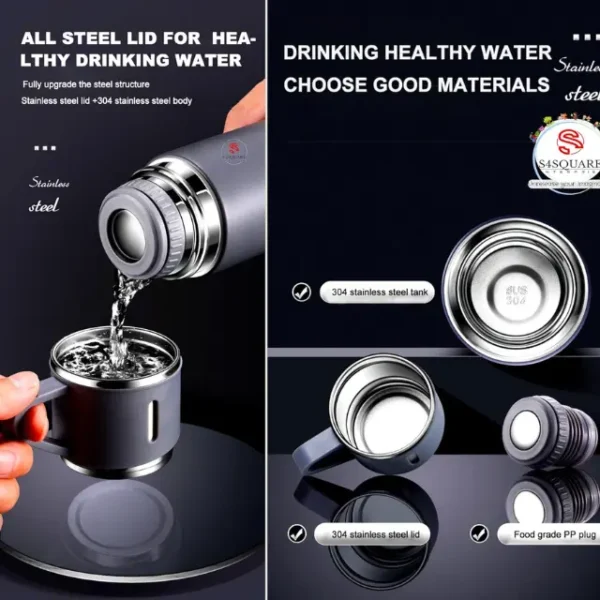 Vacuum Flask Set Drinking Water Bottle (1) Vacuum Flask Set Drinking Water Bottle