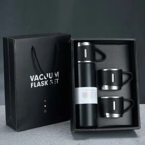 Vacuum Flask Set Drinking Water Bottle (2) Vacuum Flask Set Drinking Water Bottle