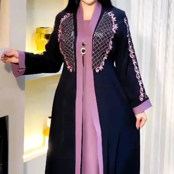 আবায়া এডযাস্ট কটি বোরকা ড্রেস