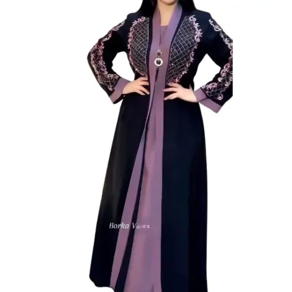 আবায়া এডযাস্ট কটি বোরকা ড্রেস