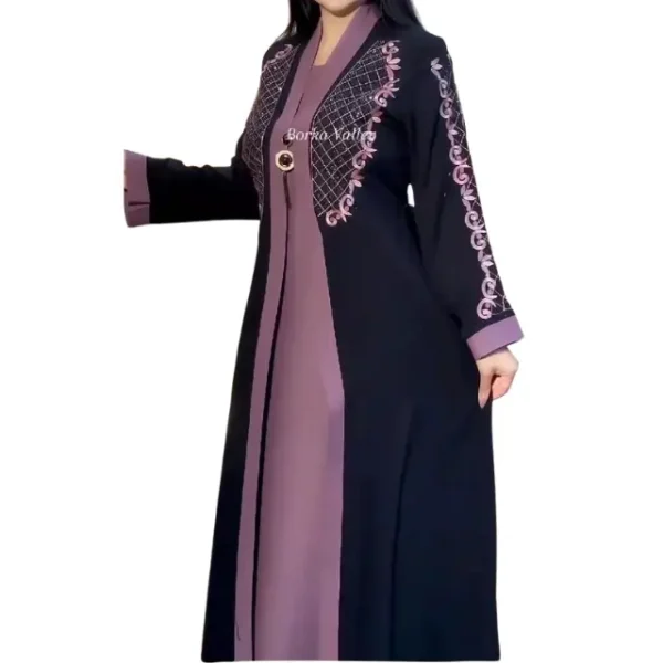 আবায়া এডযাস্ট কটি বোরকা ড্রেস