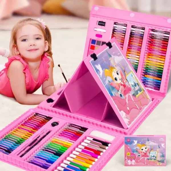 Drawing Art Set Painting For Kids Box Artist -208 Pcs Drawing Art Set Painting For Kids Box Artist -208 Pcs