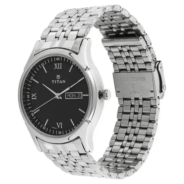 Titan Karishma Black Dial watch for Men(NS1636SM01)