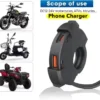 Universal Motorcycle Handlebar Phone Fast Charger (2) Universal Motorcycle Handlebar Phone Fast Charger