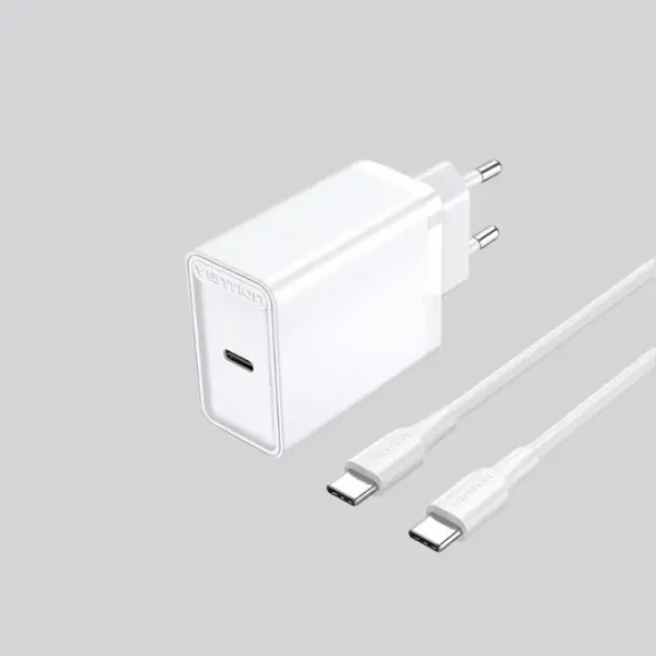 Vention FAHWF-EU 1-port 25W USB-C Wall Charger Vention FAHWF-EU 1-port 25W USB-C Wall Charger