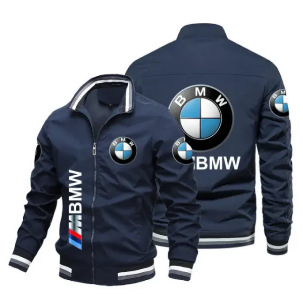 Car Logo Printed Jacket Men's Motorcycle Riding Windproof Jacket (1) Car Logo Printed Jacket Men's Motorcycle Riding Windproof Jacket