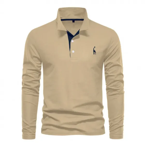 Men's cotton POLO T-shirt (3) Men's cotton POLO T-shirt