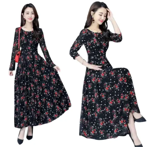 Women's Long-Sleeve Dress (5) Women's Long-Sleeve Dress
