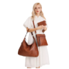 Ladies Shoulder Bags Soft Vegan Leather