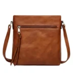 Leather Cross-Body Bag (2) Leather Cross-Body Bag