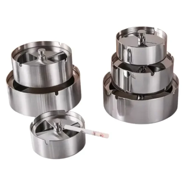 Stainless Steel Ashtray Windproof
