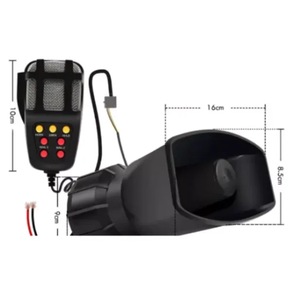 7-Tone Siren Alarm Horn (2) 7-Tone Siren Alarm Horn