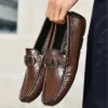 Crocodile Pattern Loafers