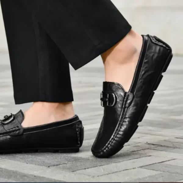 Crocodile Pattern Loafers