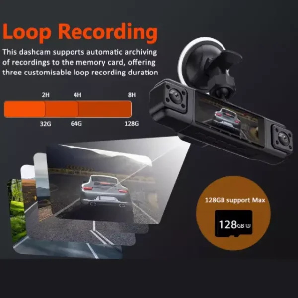 Dash Cam Four-Camera