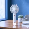 Portable Mini Fan with LED light (1) Portable Mini Fan with LED light