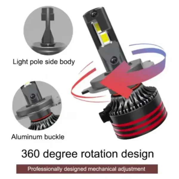 M8Pro (5) M8Pro Upgraded Car LED Headlight