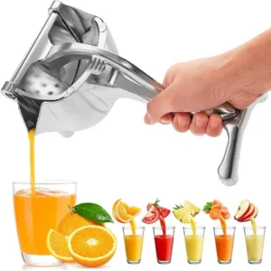 Aluminium Steel Heavy Duty Handhold Press Fruit Juicer