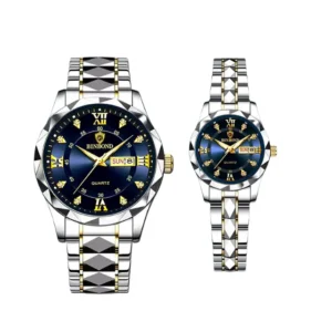 BINBOND Top Brand Luxury Fashion Couple Watches