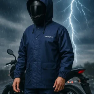 High quality Rain Coat With Pant. (Happylon) Blue