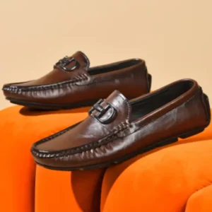 Crocodile Pattern Loafers