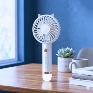 Portable Mini Fan with LED light